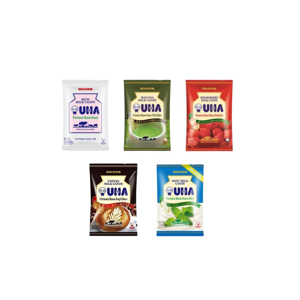 

UHA MILK CANDY POUCH 103GR