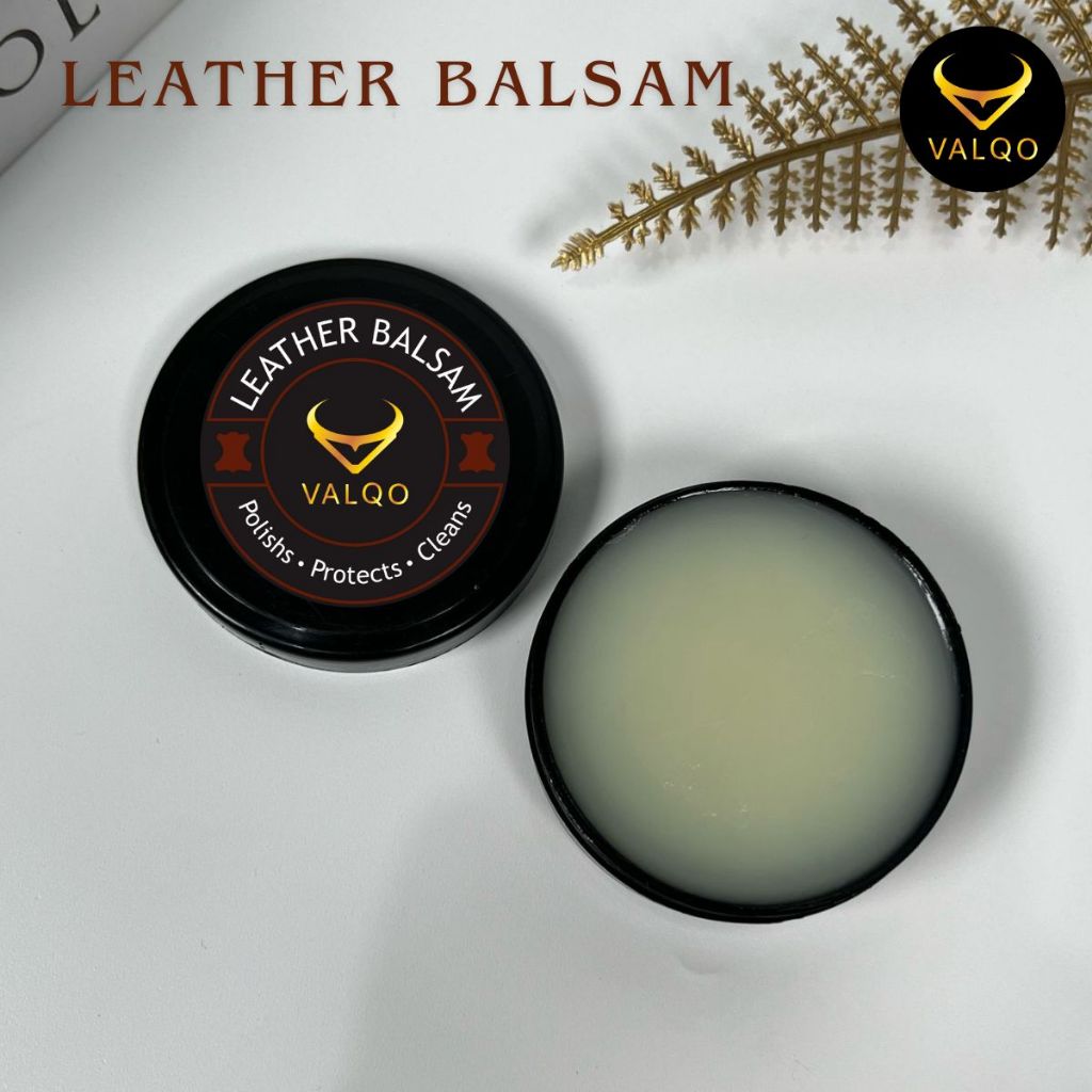 VALQO Leather Balsam Leather Care Biopolish Perawatan Tas Kulit Sepatu Leather Balm Beeaswax Semir