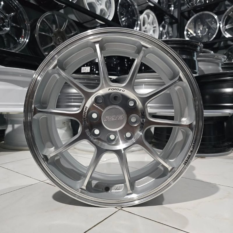 velg mobil R16 VOLKRAYS ZE40 LEBAR 7 velg mobil racing Avanza Xenia Livina velg racing ring 16 velg 
