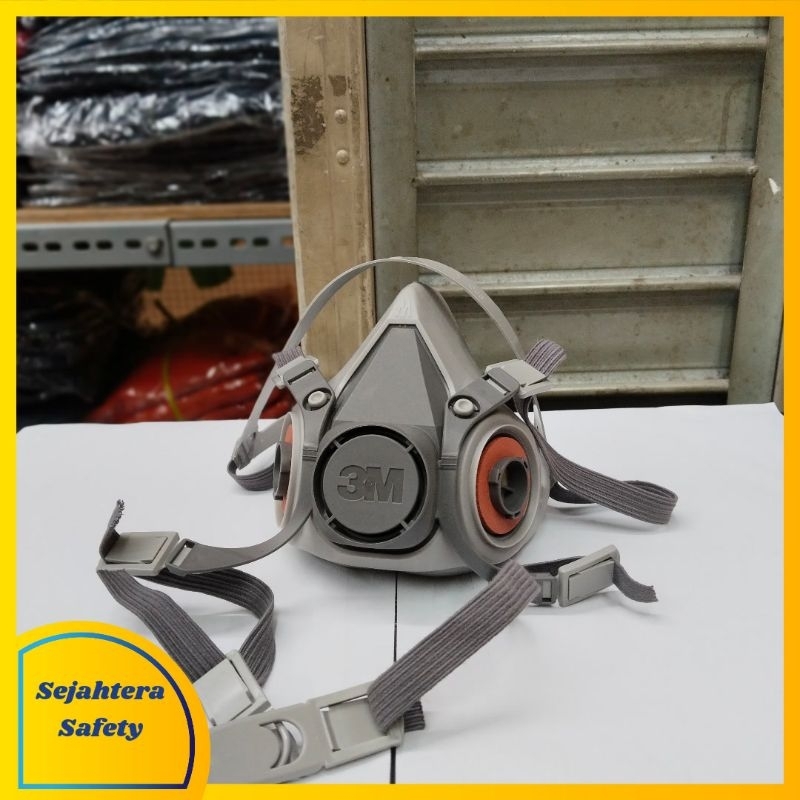 MASKER RESPIRATOR 3M 6200 HALF FACE MASK ORIGINAL