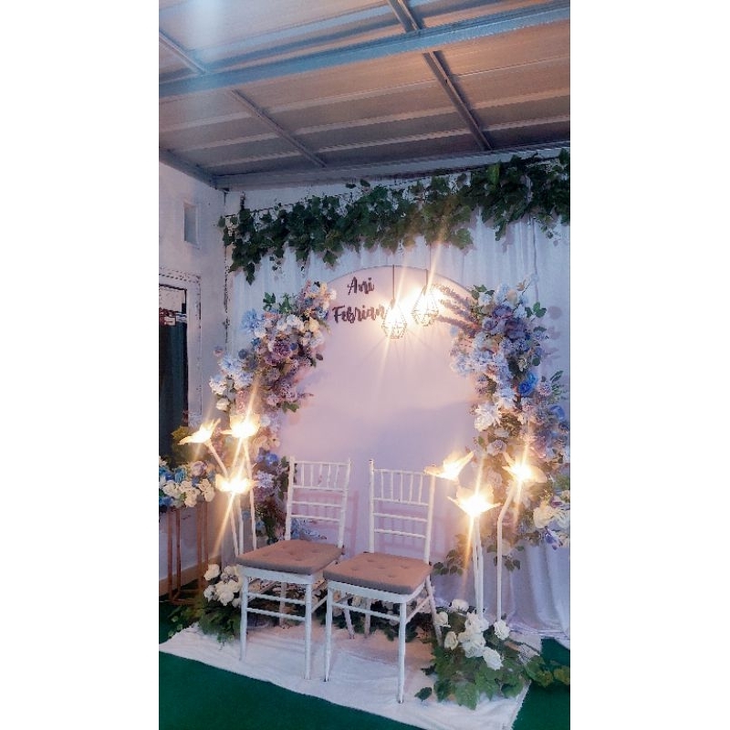 backdrop dekorasi lamaran