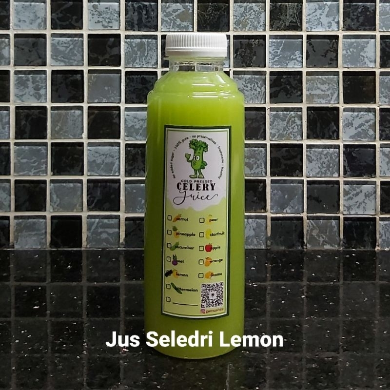 

Jus Seledri Lemon / Celery Lemon Juice pure COLD PRESSED