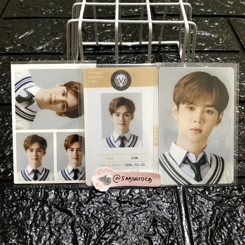WAYV KUN BACK TO SCHOOL B2S 2021 SET PHOTOCARD ID CARD