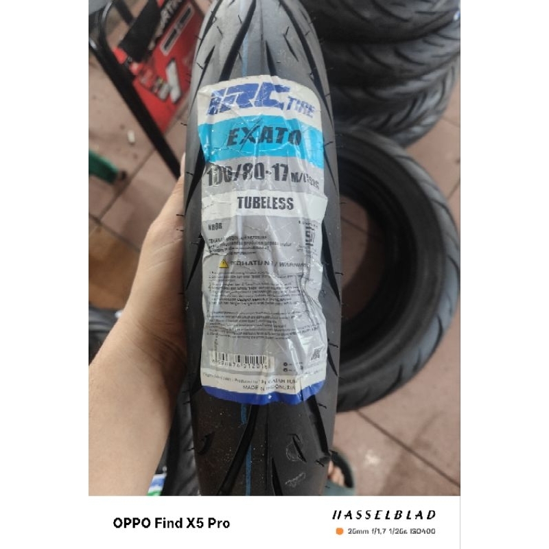 Ban luar irc tubeless 100/80-17 exato nr88