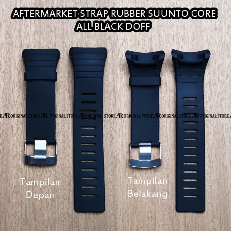 Tali Jam Tangan SUUNTO CORE All Black - Strap Rubber SUUNTO CORE Black