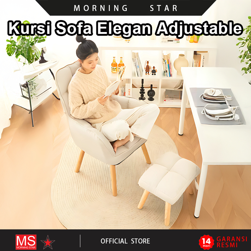 Kursi Sofa Lipat / Kursi Santai / Kursi Malas / Kursi Belajar / Kursi Nyaman Busa Empuk