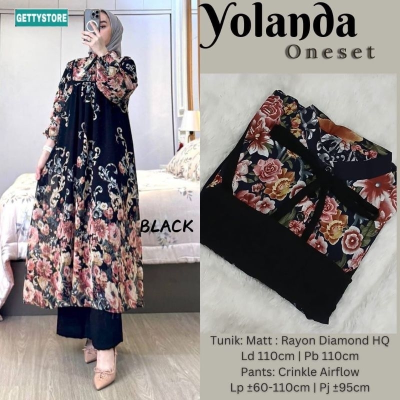 Gamis Set Dress Set Wanita Gamis Mahika Yolanda Set Gamis Rayon Gamis Crinkle