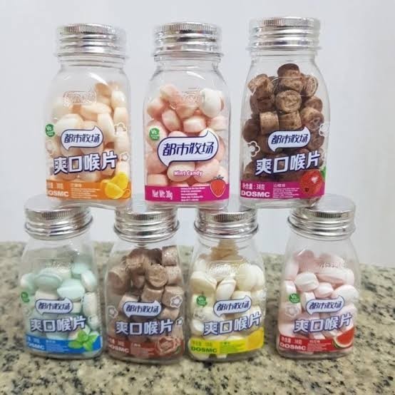 

[HALAL] XINLE Mint Candy Aneka Rasa Buah 38gr Plum /Peach /Lemon /Watermelon Permen