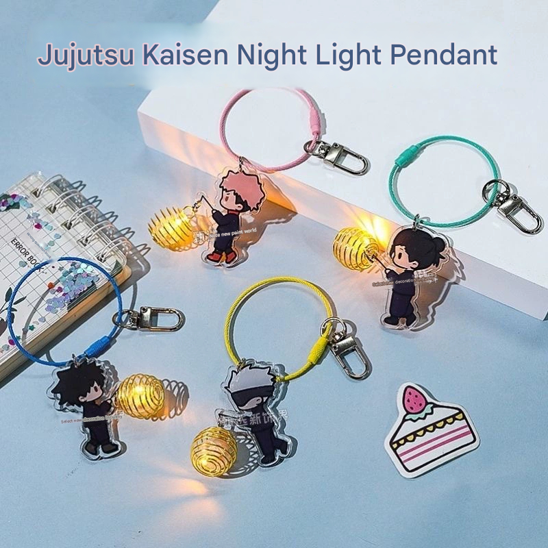 GANTUNGAN KUNCI LAMPU JUJUTSU KAISEN / KEYCHAIN LAMP JUJUTSU KAISEN / KEYCHAIN GOJO / KEYCHAIN MEGUM