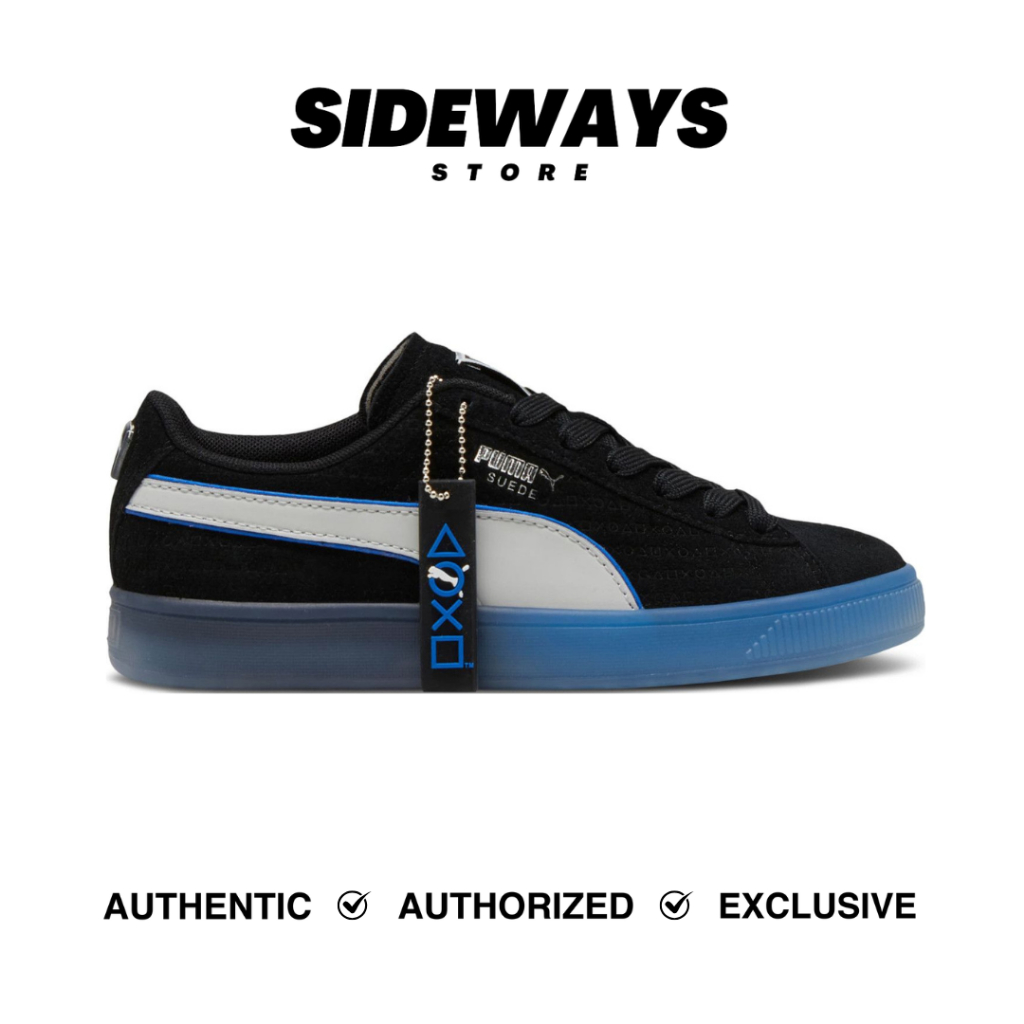 Puma X Playstation Suede Black Glacial Grey