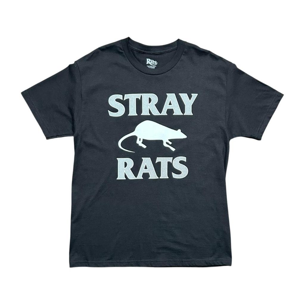 STRAY RATS RODENTICIDE TEE - BLACK