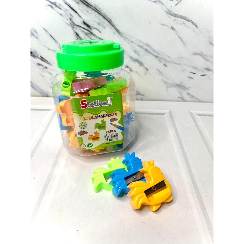 

Station.1 Pencil Sharpener 24 Pcs/ Rautan Pensil Mini Praktis