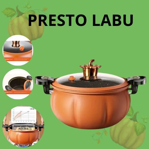 Panci Presto Labu 8 Liter PPL-8L