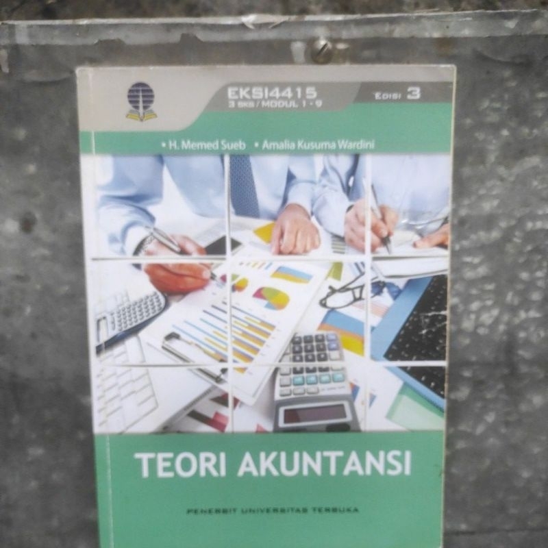 Teori Akuntansi , H. Memed Sueb , UNIVERSITAS TERBUKA