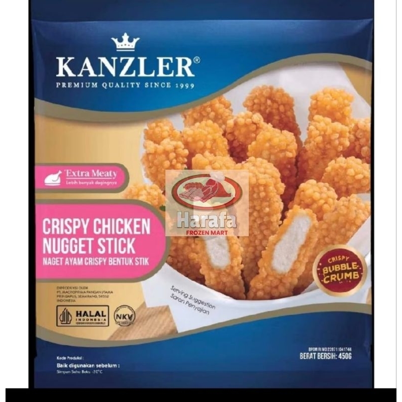 

Kanzler Crispy Chicken Nugget Stik 450g