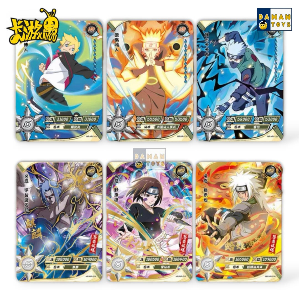Kartu Anime Naruto Baruto 1 Box Grosir HKJ
