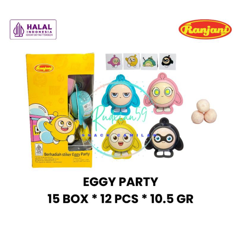 

Ranjani Eggy party box isi 12 pcs