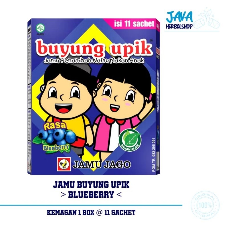 

buyung upik rasa bluberi isi 11 chaset