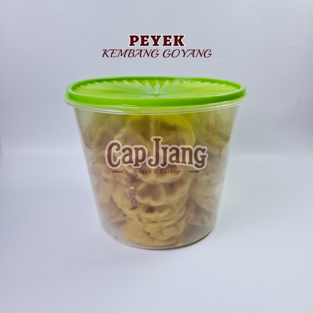 

Peyek Kembang Goyang Kemasan Toples 5 Liter