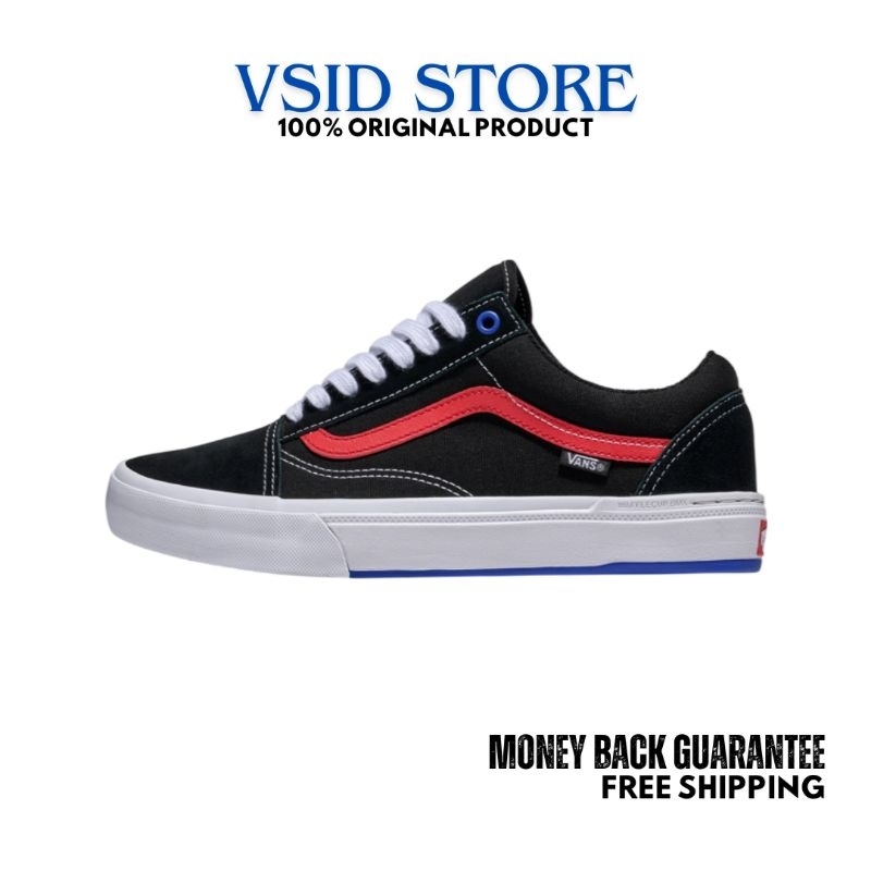 VANS OLDSKOOL PRO BMX SPORT RED BLACK BNIB 100% ORIGINAL