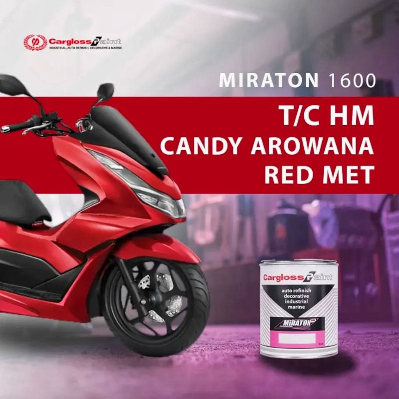 T/C HM CANDY AROWANA RED MET / CAT MERAH GLOSSY PCX/ Red pcx gloss/ Red Vario Glossy / Cat Candy Red