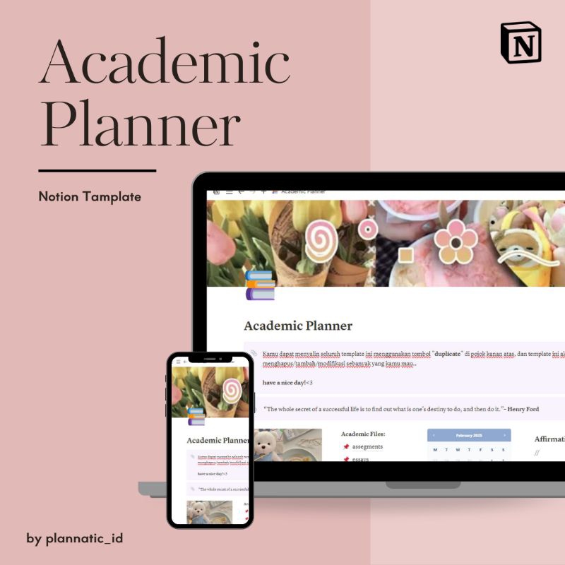 

Academic Planner | Student Planner | Life Planner | tamplate planner | notion