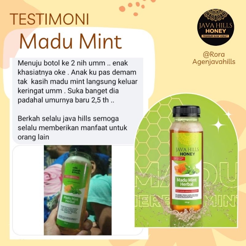 

NG Madu Mint Java Hills Raw Honey Javahills Honey