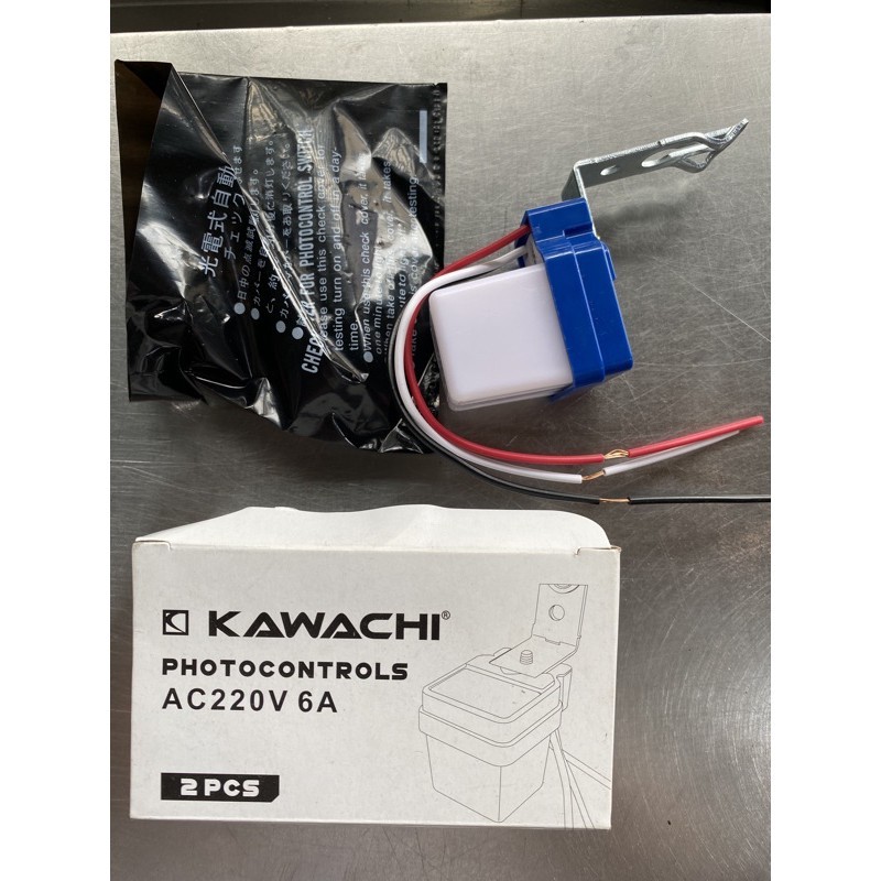 Sensor Cahaya KAWACHI Photocell / Photocontrols / Fotosel 6A Saklar Lampu Otomatis