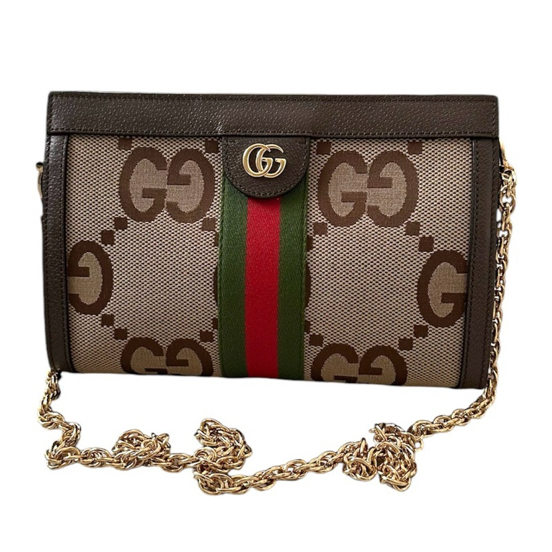GUCCI GG JUMBO OPHIDIA SHOULDER BAG WOMAN
