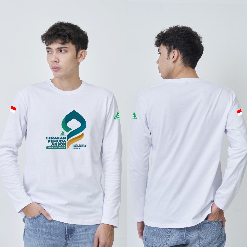 Kaos Harlah Ansor 91 tahun 2025 lengan panjang / Kaos Ansor lengan panjang