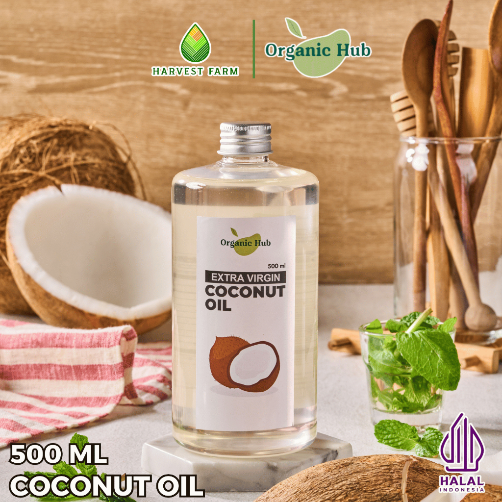 

Organic Hub Minyak Kelapa Murni Extra VCO Virgin Coconut Oil Premium Quality 500 ml
