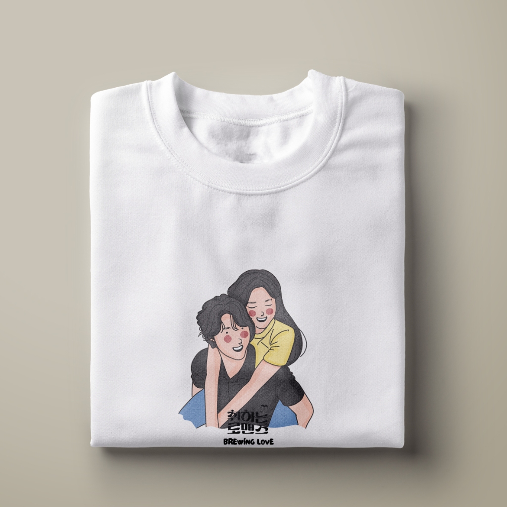 KAOS KDRAMA BREWING LOVE KOREAN DRAMA T-SHIRT KOREAN DRAMA KDRAMA MERCHANDISE KAOS DRAMA KOREA