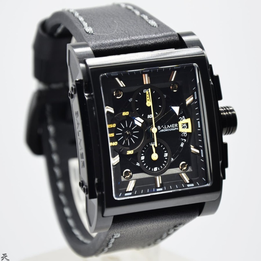 Balmer 7948 Hitam Kulit Hitam Cowok