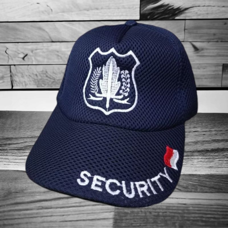 TOPI SECURITY BIRU NAVY
