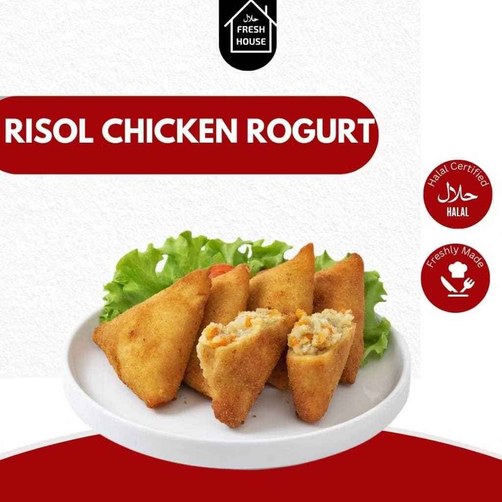 

RISOLES CHICKEN ROGURT FROZEN/ RISOL DBP ROGURT AYAM MINI ISI 10 DAN BESAR ISI 5