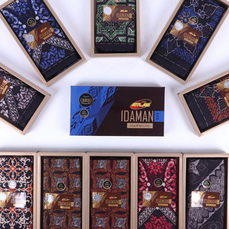 SARUNG ATLAS IDAMAN HARMONI BATIK 555
