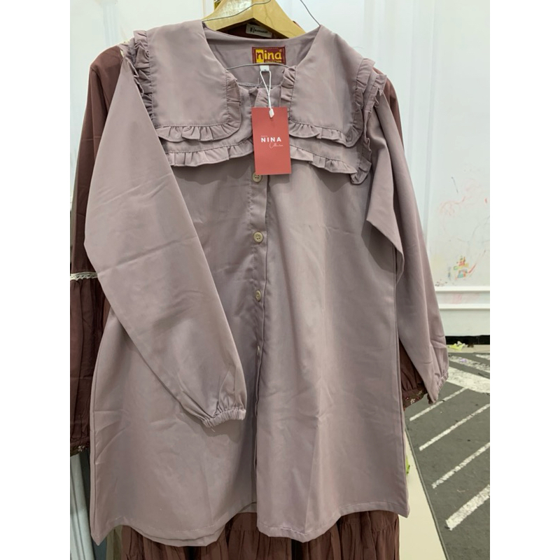 Atasan Tunik Lebaran bahan katun toyobo, adem meresap keringat