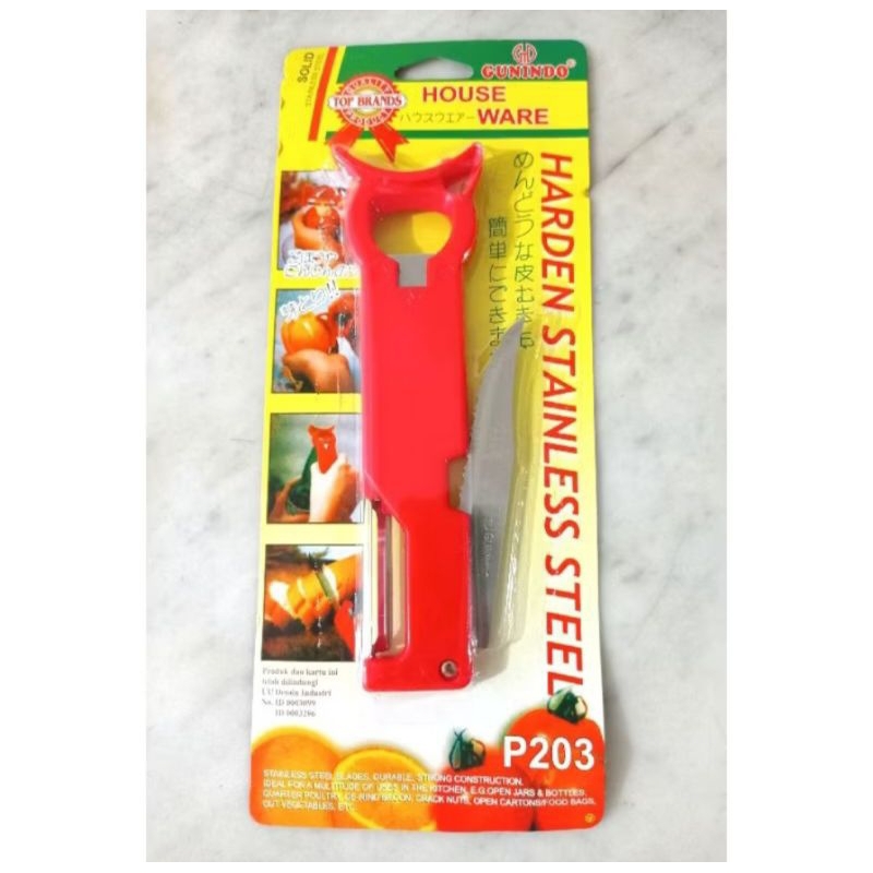 Pisau Kupas Buah dan Sayur Serbaguna Gunindo P203