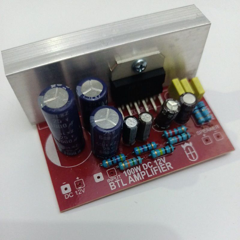 power amplifier btl 100watt tda 2005 DC 12volt