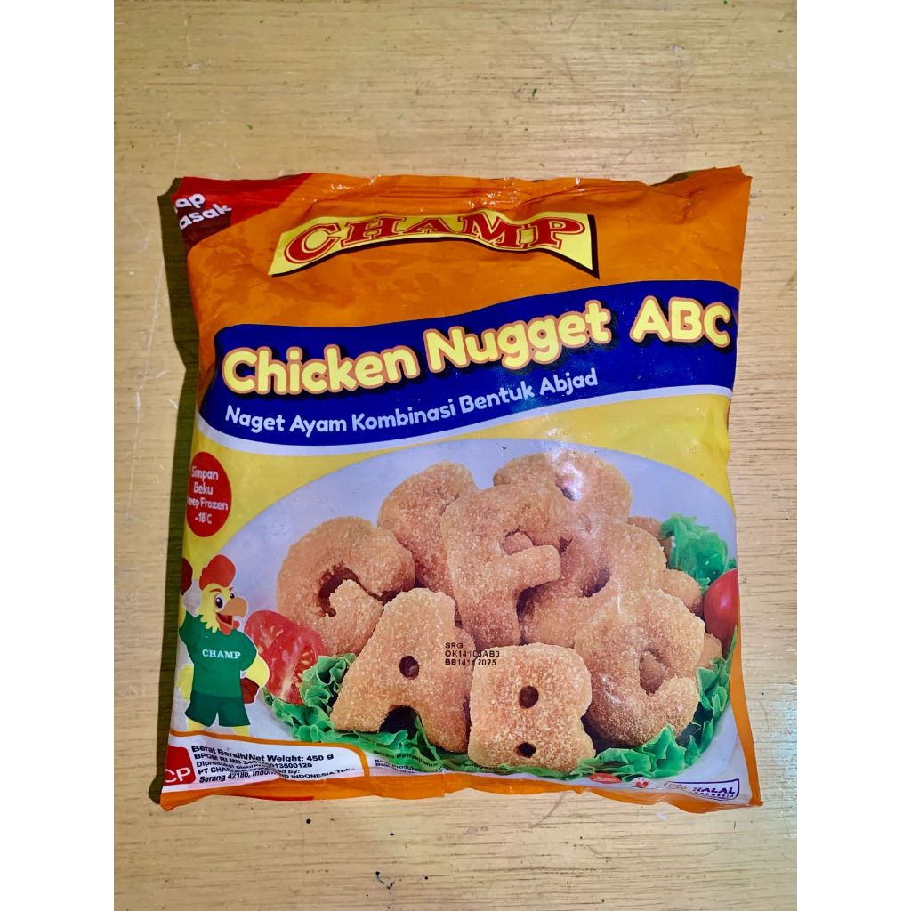 

Champ Chicken Nugget ABC 450g