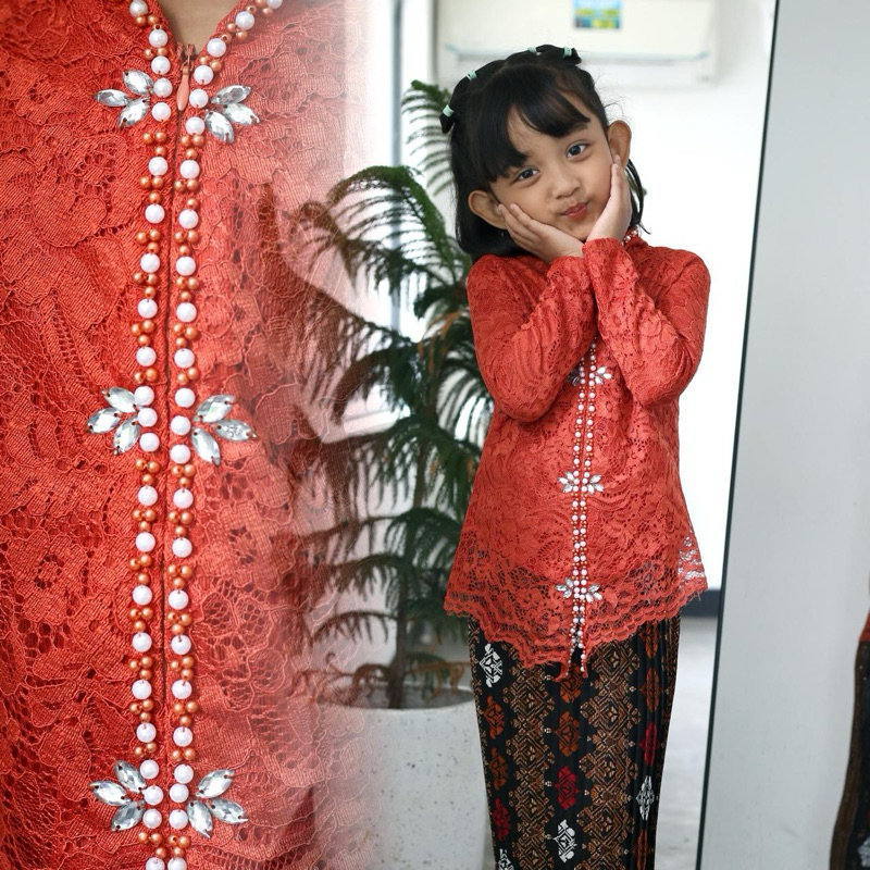 SET KEBAYA ENCIM ANAK /KEBAYA KONDANGAN LAMARAN PESTA PERNIKAHAN ANAK TANGGUNG