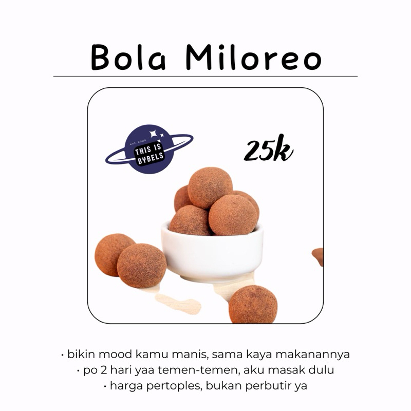 

Bola Miloreo by ThisisbyBels | PRE ORDER 2 HARI