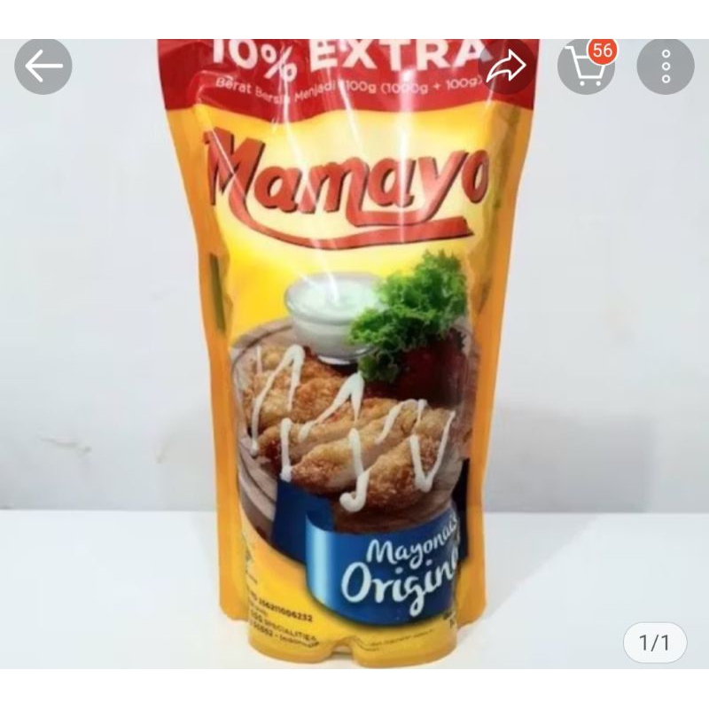 

mamayo mayonais original berat 1kg, exp 2026