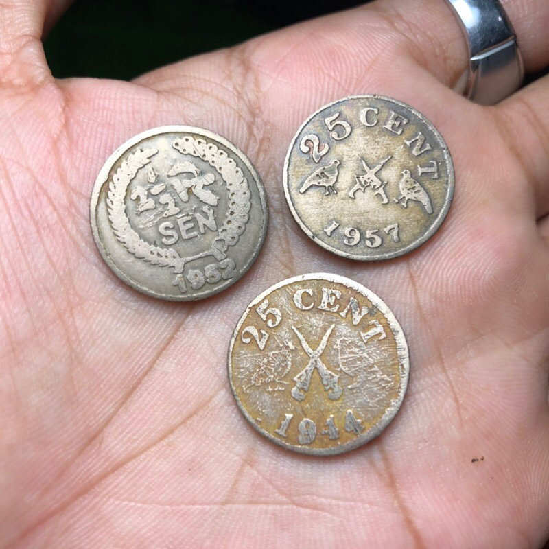 Koin Kuno 25 Sen Dipanegara 3 Variasi Langka