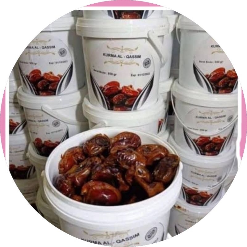 

Paket Kurma Ember Alqasim/ Kurma Kemasan Ember/ Kurma Ember 500g