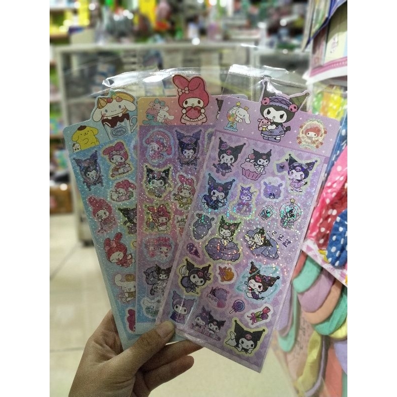 

5 pcs \ 22 × 11 cm \ stiker 3D lucu \ stiker karakter panjang \ stiker tempel \ stiker bp \ mainan anak perempuan