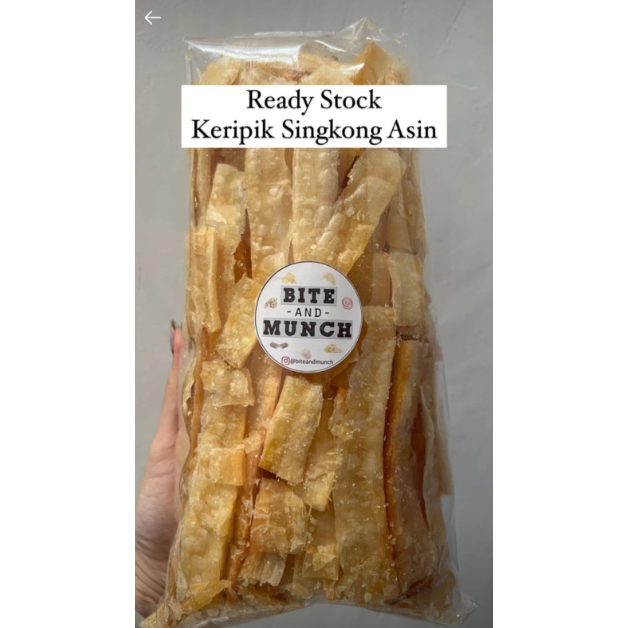 

Keripik Singkong Asin Gurih Renyah - snack cemilan oleh oleh bandung