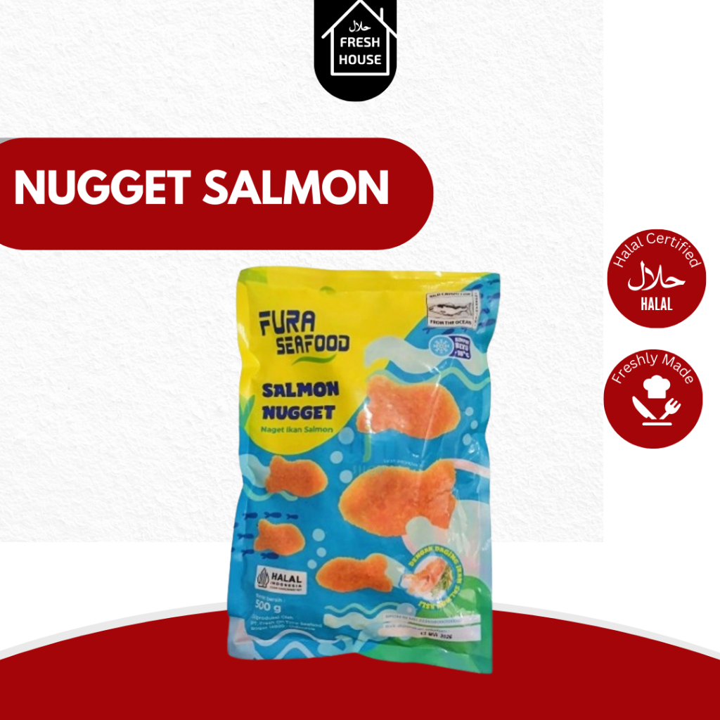 

NUGGET IKAN SALMON/ FURA SALMON NUGGET 500GR