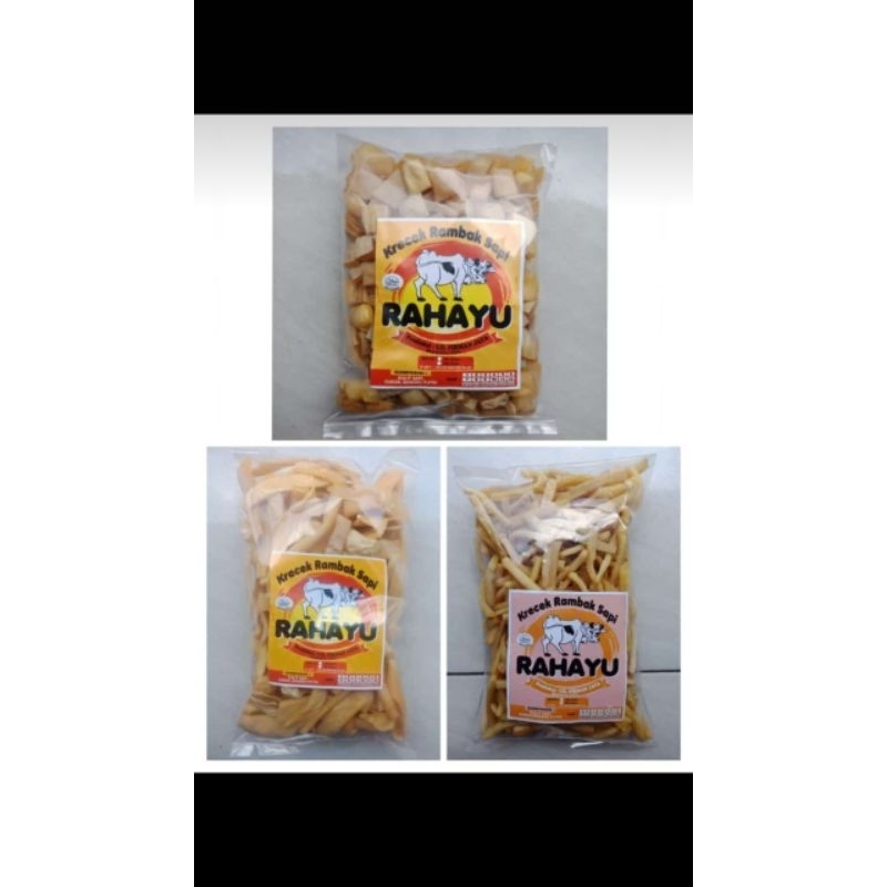 

krecek rambak sapi krupuk kulit sapi siap goreng