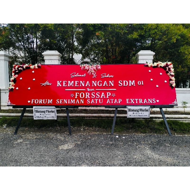 [SEWA] Papan Bunga Rustic Kuansing